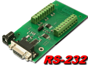 8 bit, 12 channel RS-232 Analog to Digital Converter