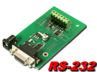 10 bit, 4 channel RS-232 Analog to Digital Converter