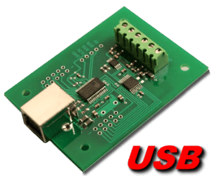 10 bit, 4 channel USB Analog to Digital Converter