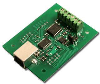 USB Analog to Digital (4 channel, 8 bit) with D to A