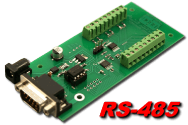 8 bit, 12 channel RS-485 Analog to Digital Converter