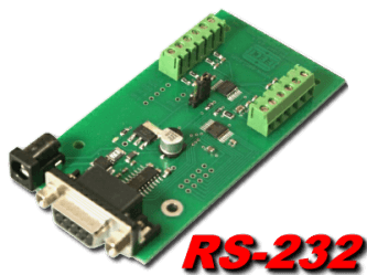 ADC8-RS232 Analog to Digital Converter (8 channel in 8, 10 and 12 bit)